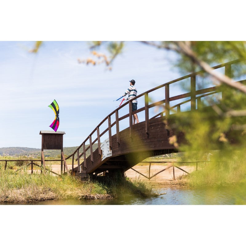 87" Mojo Rainbow Quad-Line Stunt Kite