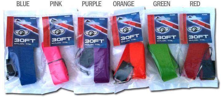 30' Nylon Streamer Tail - Purple