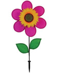 12" Sunflower Wind Spinner - Pink