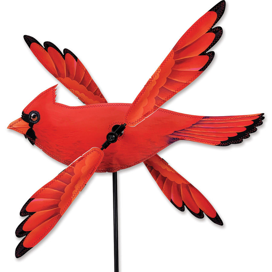 17" Cardinal Whirligig Spinner