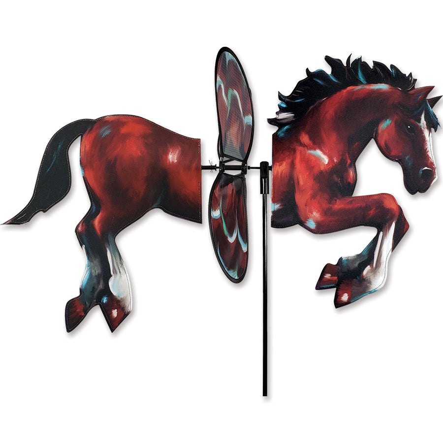 Deluxe Petite Animal Spinner - Bay Horse