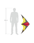 53" HQ Quickstep II Sport Kite - Graphite