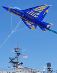 49" SuperSize Ultra Blue Angels Jet Kite