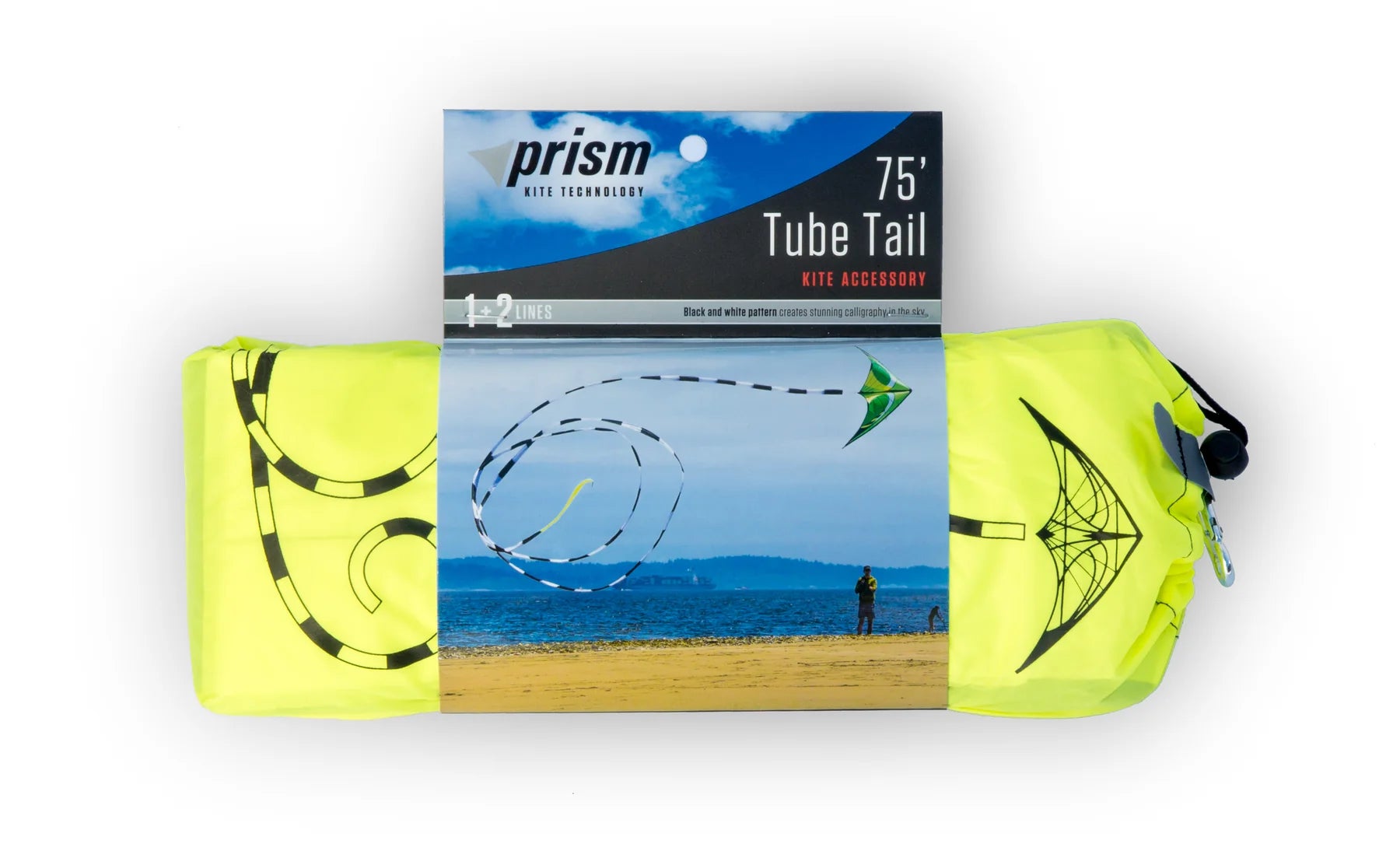 Prism 75' Tube Tail - Black & White