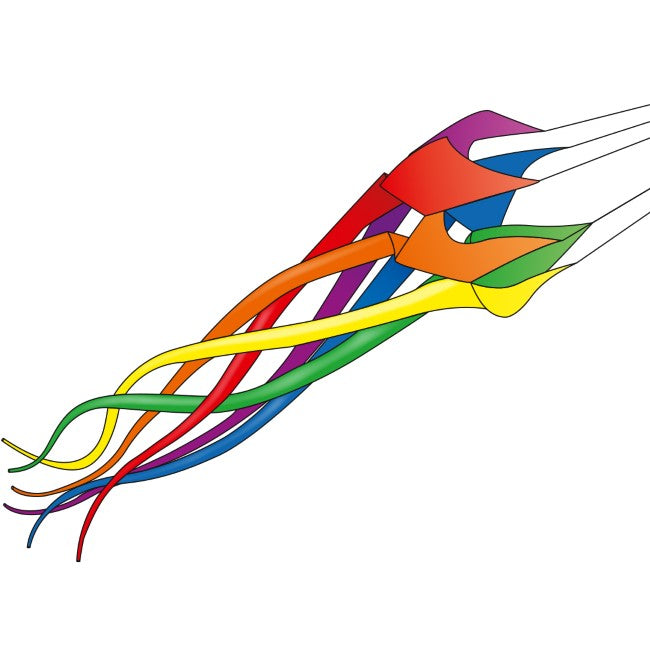Soft Swirl Rainbow 6 M