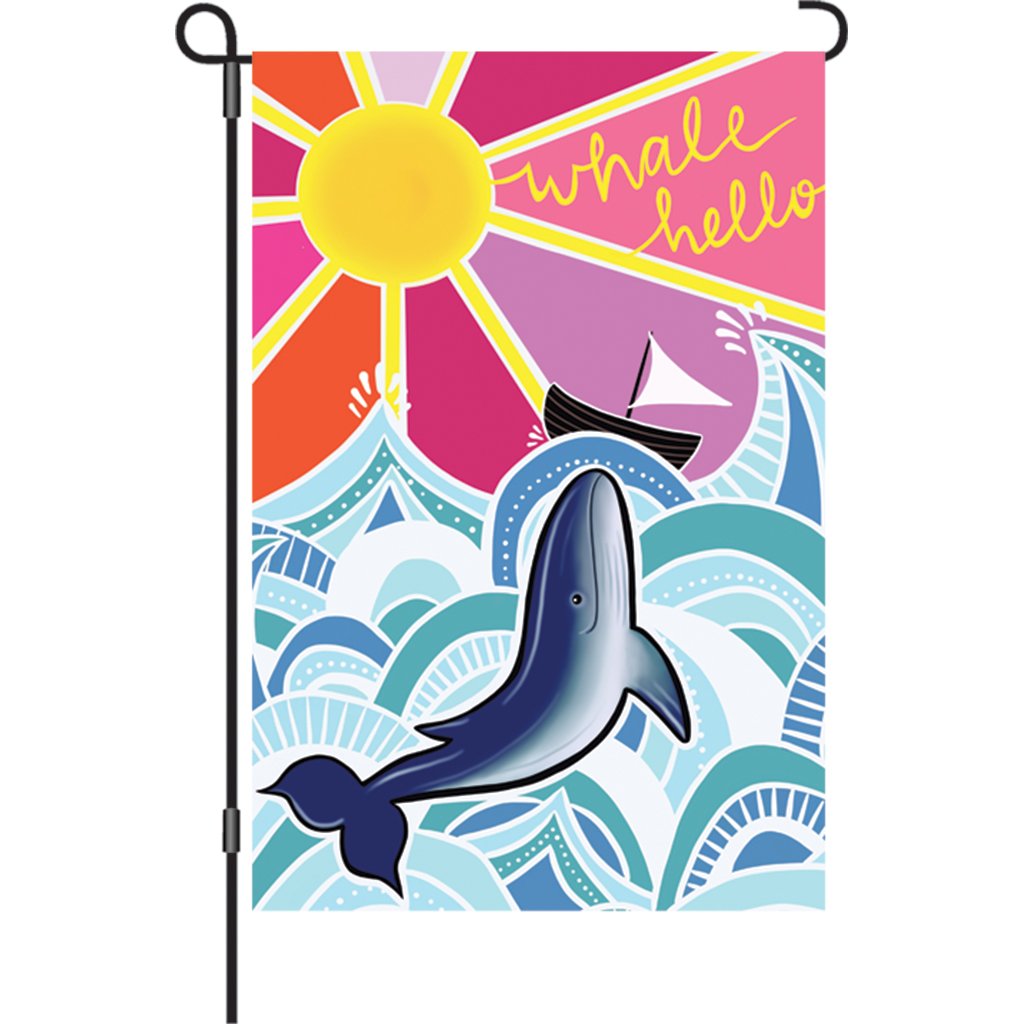 12 In Flag - Whale Hello
