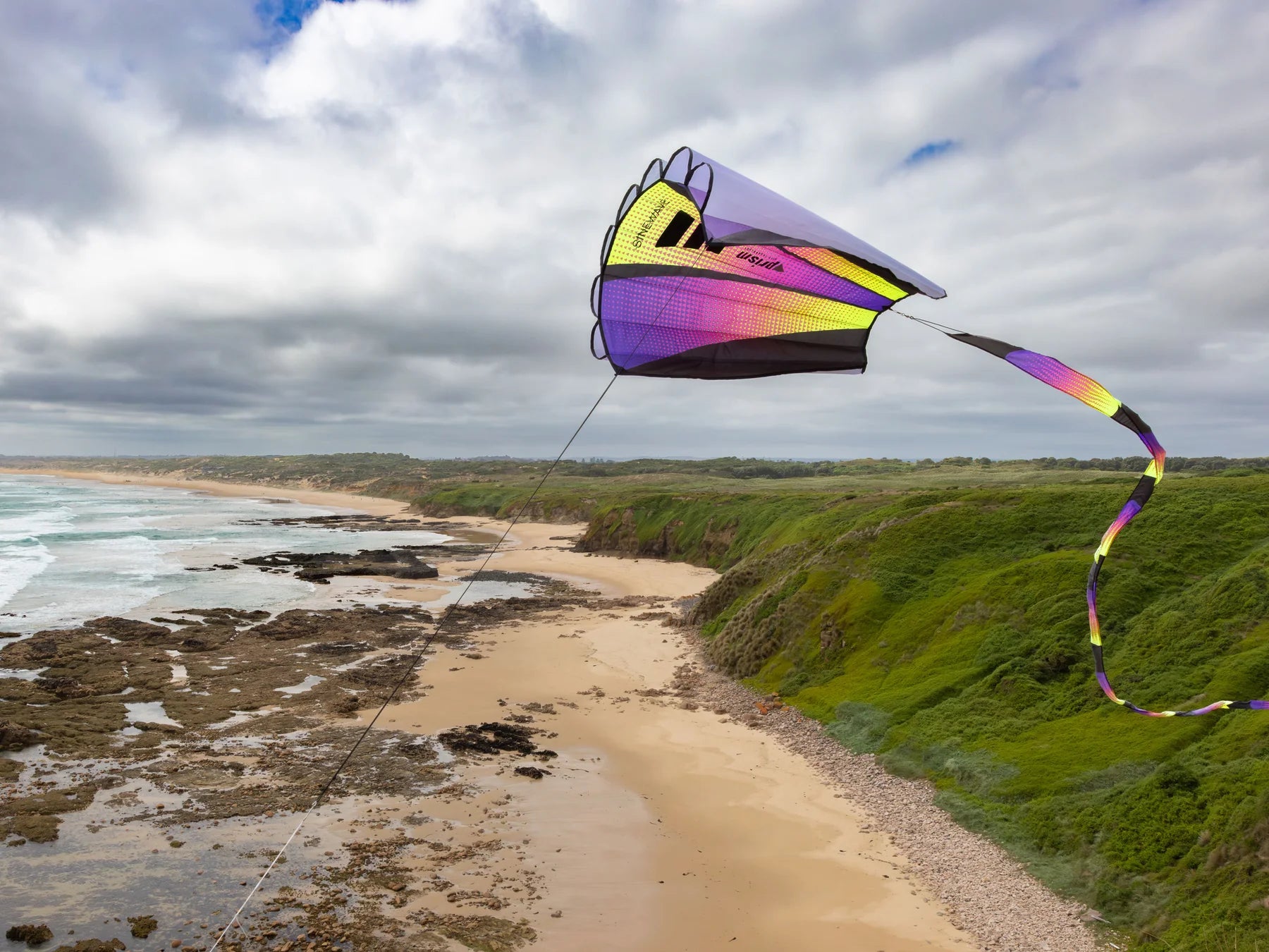 Prism Sinewave Kite - Plasma