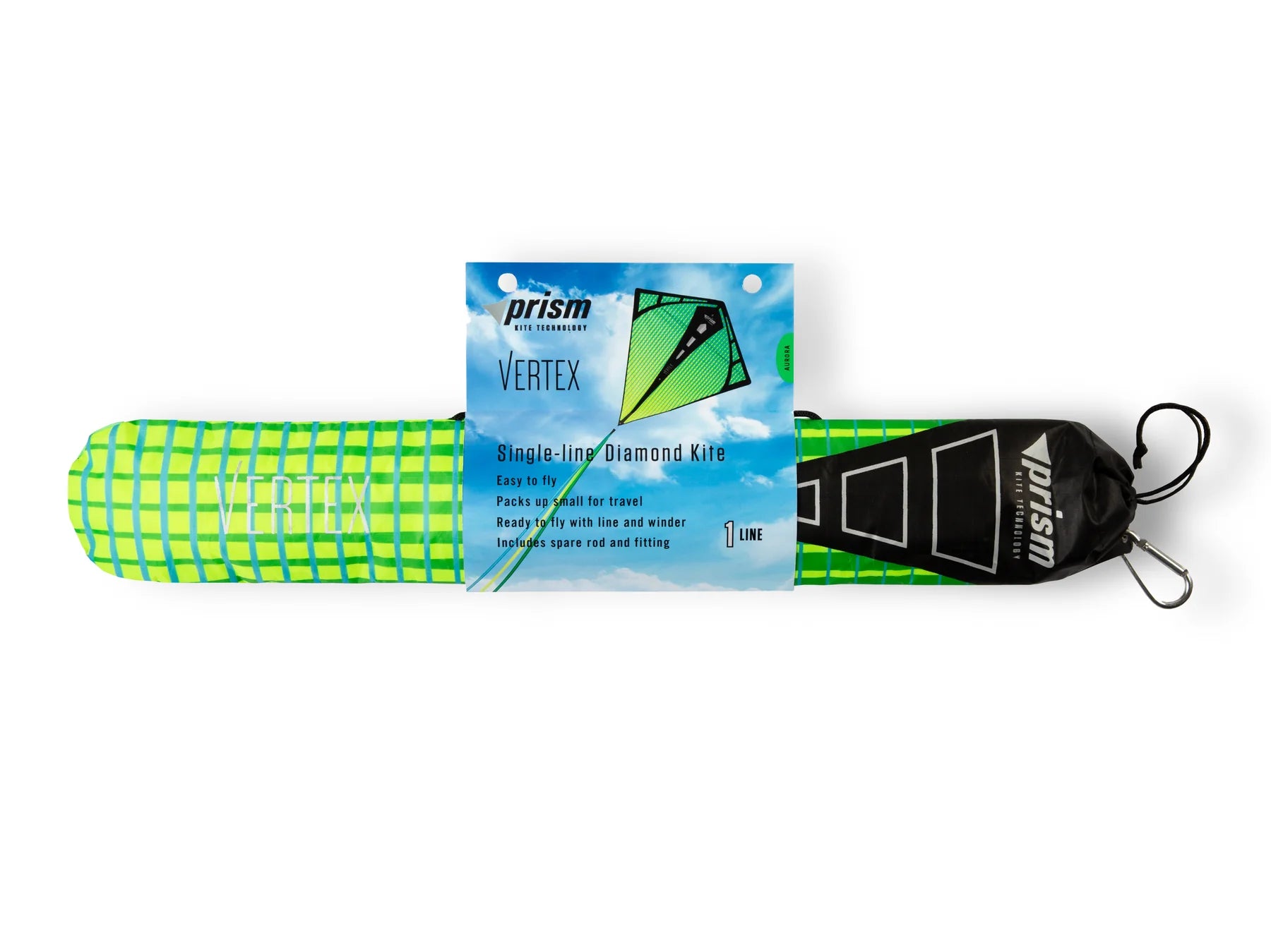 Prism Vertex Diamond Kite - Aurora