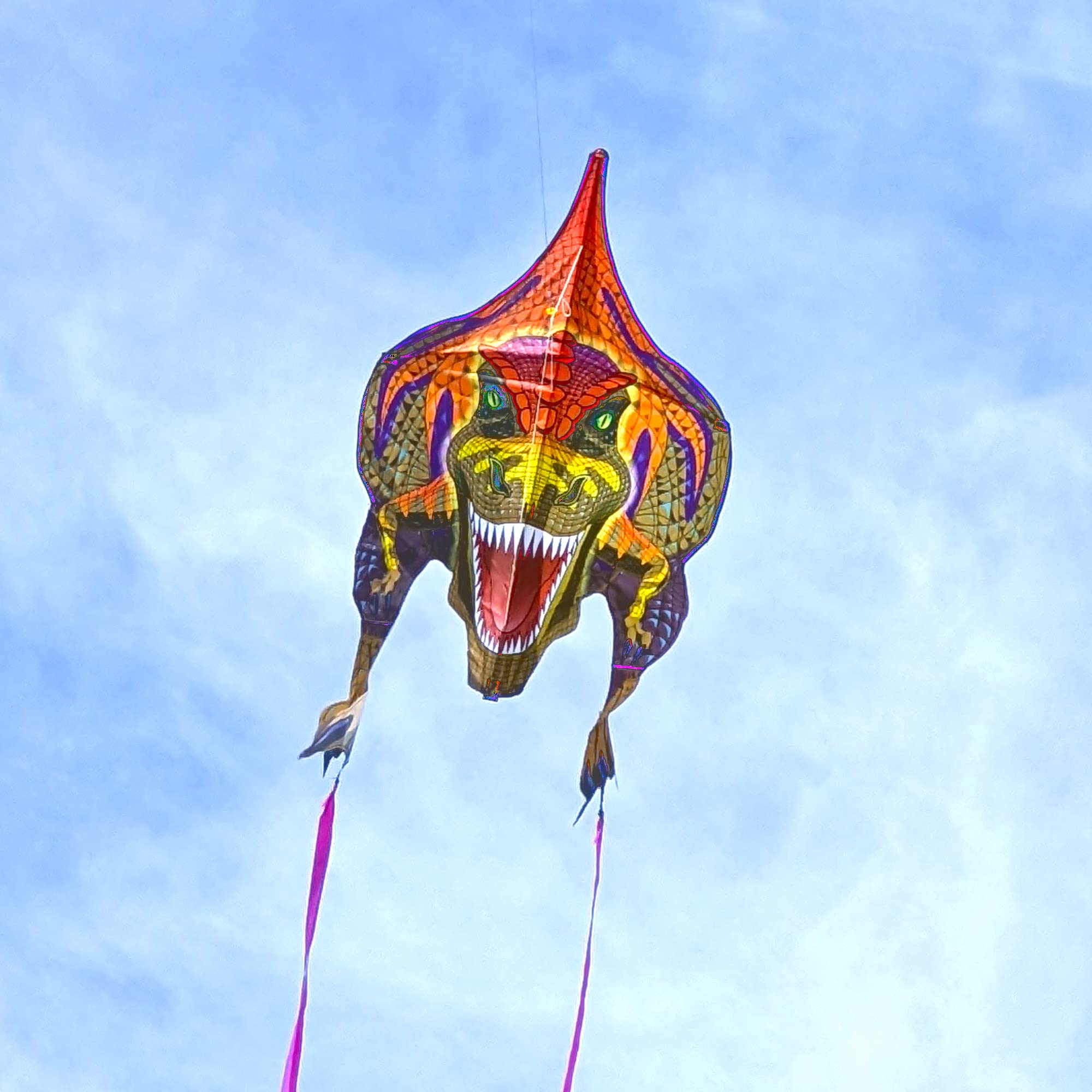 54" Supersize 2D Kite - Roaring T-Rex
