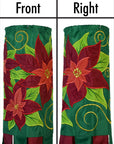 40" Holiday Windsock - Poinsettia