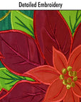 40" Holiday Windsock - Poinsettia