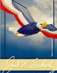 96" 3D Patriot Eagle Kite - Joel K Scholz Signature Series