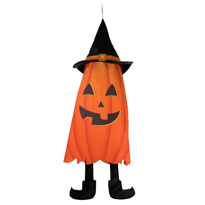 Windsock-3D Cone-Pumpkin