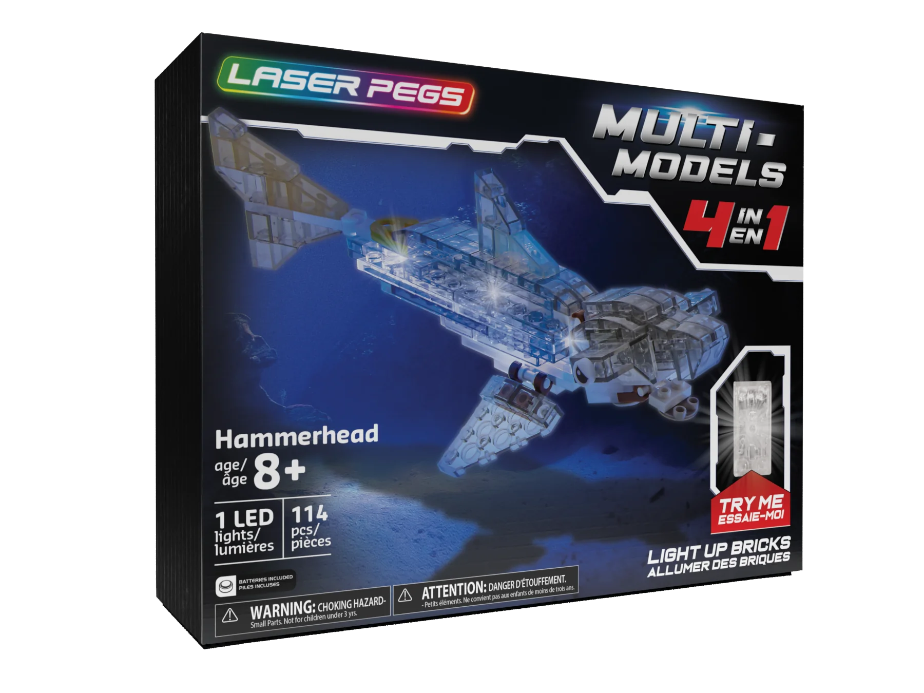 Laser Pegs 4-in-1 Hammerhead – Pro Kites USA