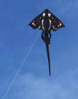 72" Stingray Kite - Black