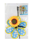 12" Patterned Sunflower Wind Spinner - Daisy