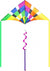 Delta Rainbow Checker 2 M - ProKitesUSA