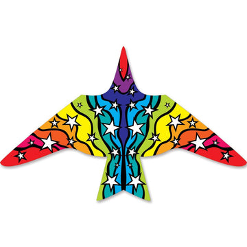 11.5 Ft Rainbow Stars Thunderbird Kite - ProKitesUSA