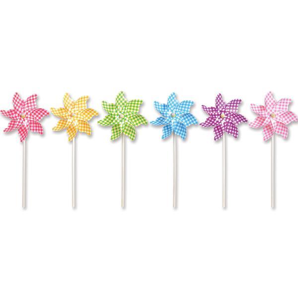 9 In. Pinwheel - Gingham (Qty 1) - ProKitesUSA