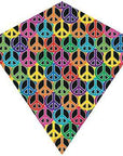 30" Tye-Die Peace Sign Diamond Kite - ProKitesUSA