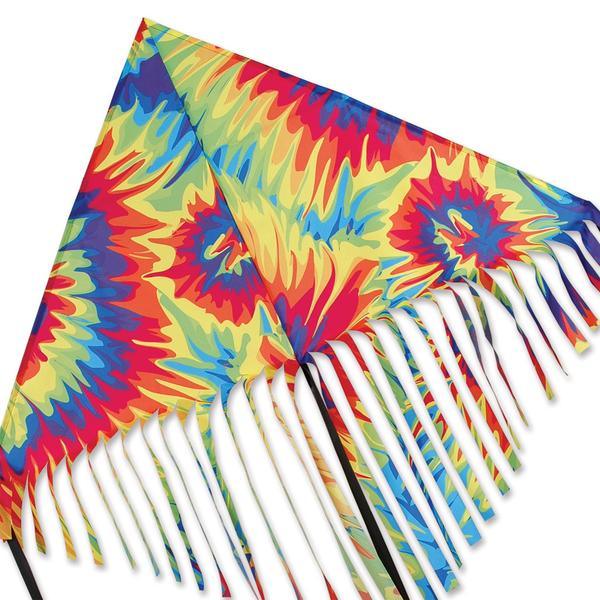 48" Tie Dye Fringe Delta Kite Pro Kites USA