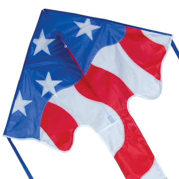 46" Patriotic Easy Flyer Delta Kite - ProKitesUSA