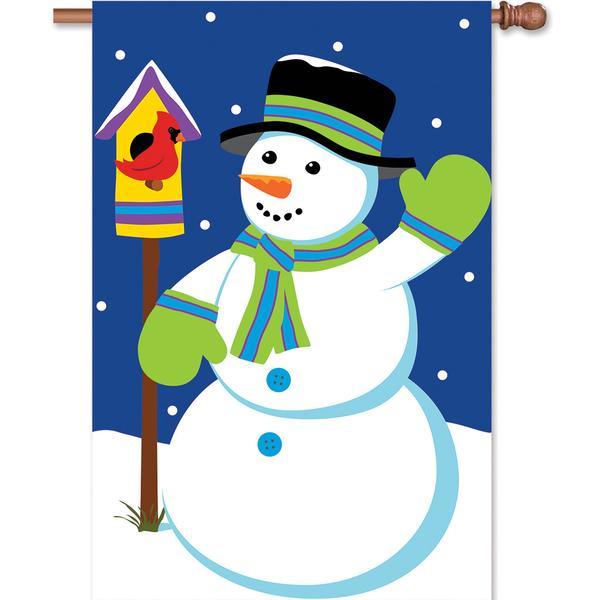 Applique Flag - Snowman - ProKitesUSA