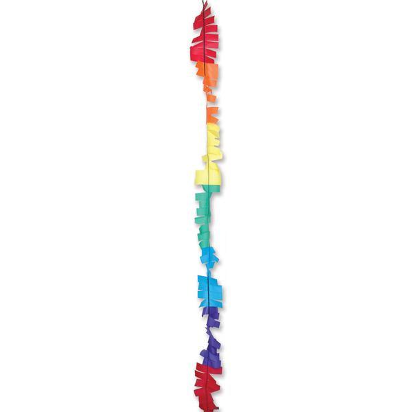 24' Rainbow Fuzzi Kite Tail - ProKitesUSA
