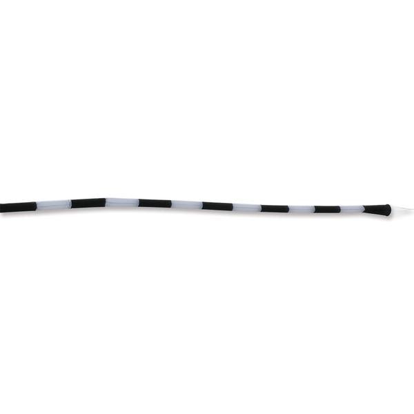 24 Ft. Blk & Wht Tube Kite Tail - ProKitesUSA