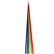 24" Thin Rainbow Tails
