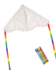 30" Coloring Delta Kite W/ Crayons - ProKitesUSA