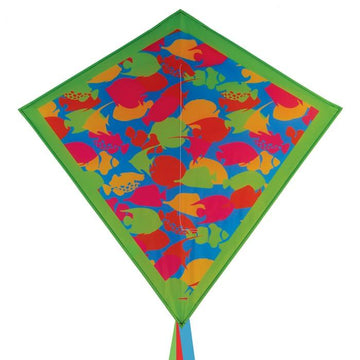 30" Tropical Fish Camouflage Diamond Kite - ProKitesUSA