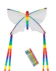 23" Butterfly Coloring Kite W/ Crayons - ProKitesUSA