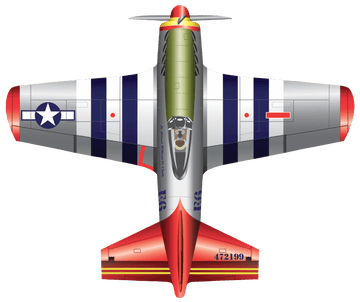 53" P-51 Mustang Kite - ProKitesUSA