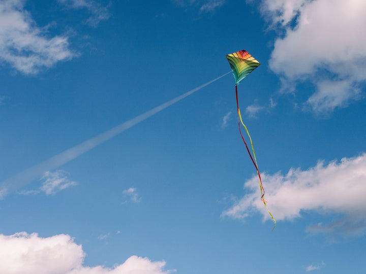 Kite Dragon 40" Diamond Shape Single Line Kite Winder String