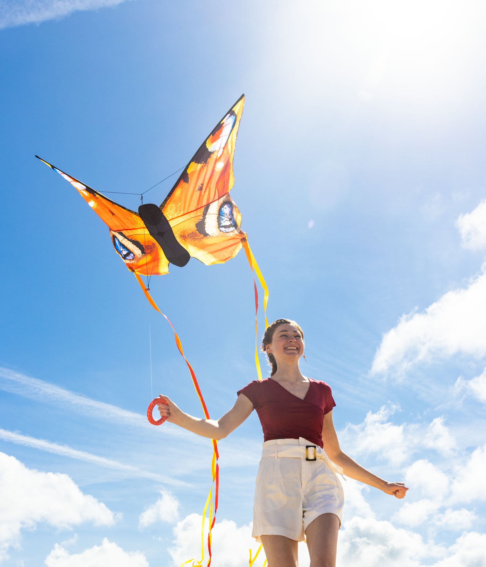 Butterfly Kite &quot;L&quot; - Peacock