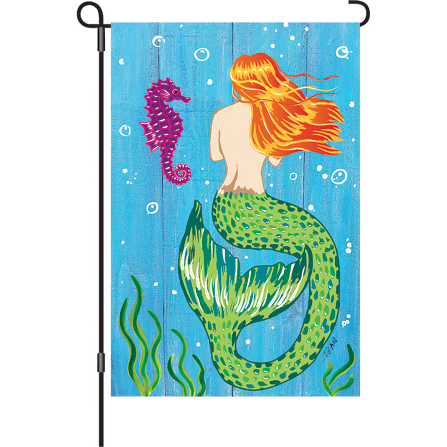 12 In Flag - Mermaid &Seahorse