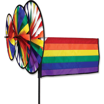 Triple Spinner - Rainbow Flag