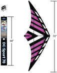 70" DC Sport Dual Control Stunt Kite - Purple