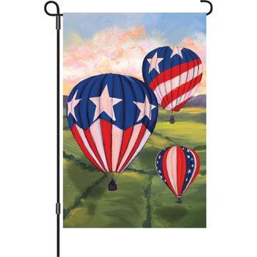 12 In Flag - Patriotic Hot Air balloons