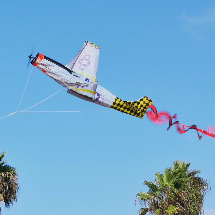 50" 3D Mustang Airplane Kite