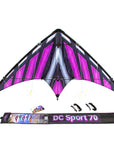 70" DC Sport Dual Control Stunt Kite - Purple