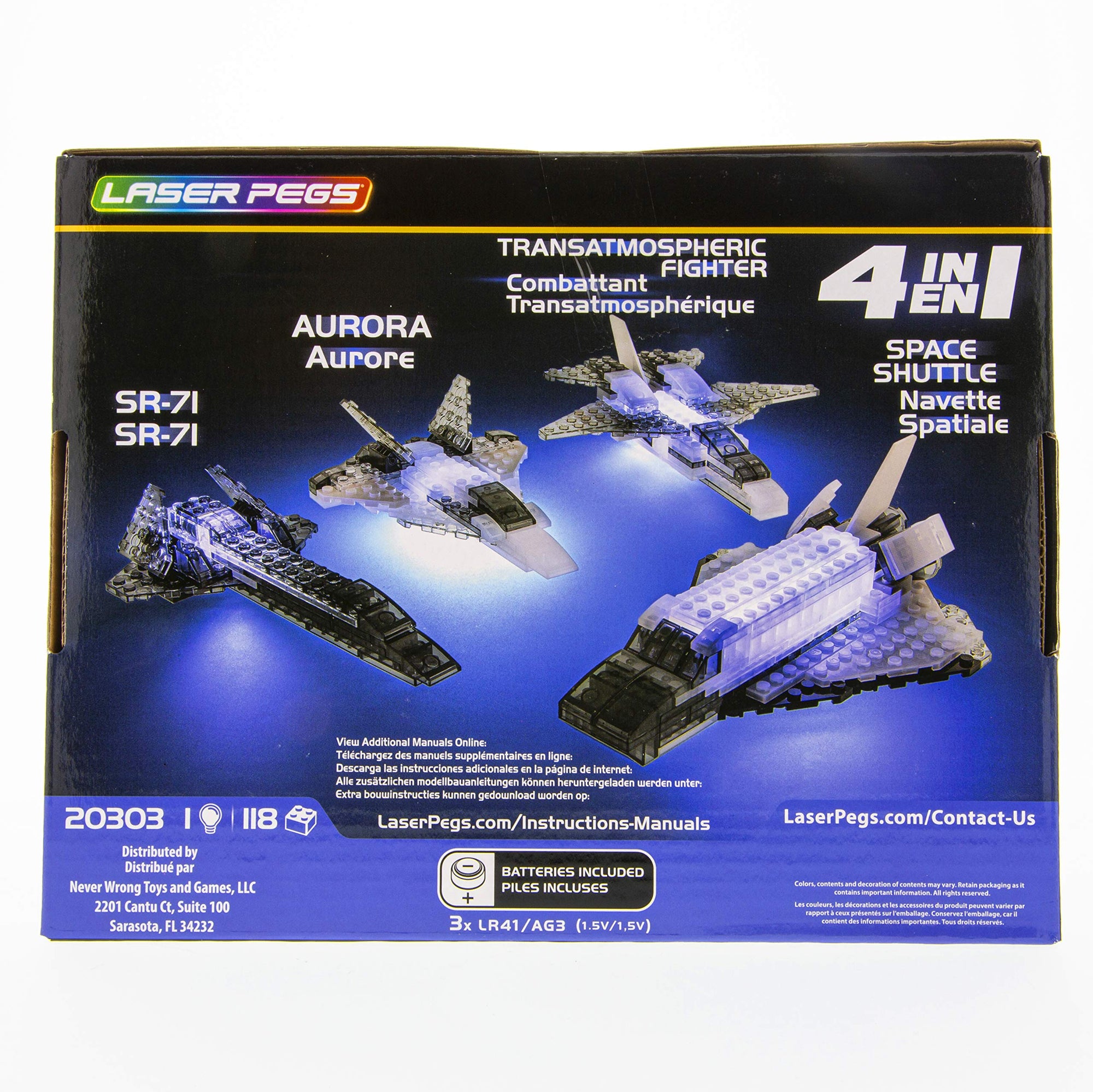 Laser Pegs 1370 6 In 1 Lighted Construction Set Brand New Laser Pegs 1370 6 In 1 Lighted Construction Set Brand New