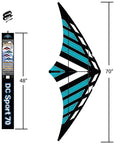 70" DC Sport Dual Control Stunt Kite - Teal