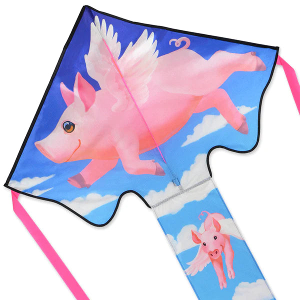46" Large Fantasy Easy Flyer Kite - When Pigs Fly