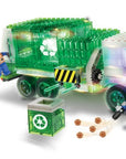 Laser Pegs Building Blocks Playset, Heroes Collection: Recycle Truck