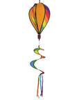 11" Hot Air Balloon Spinner -Rainbow Stripe