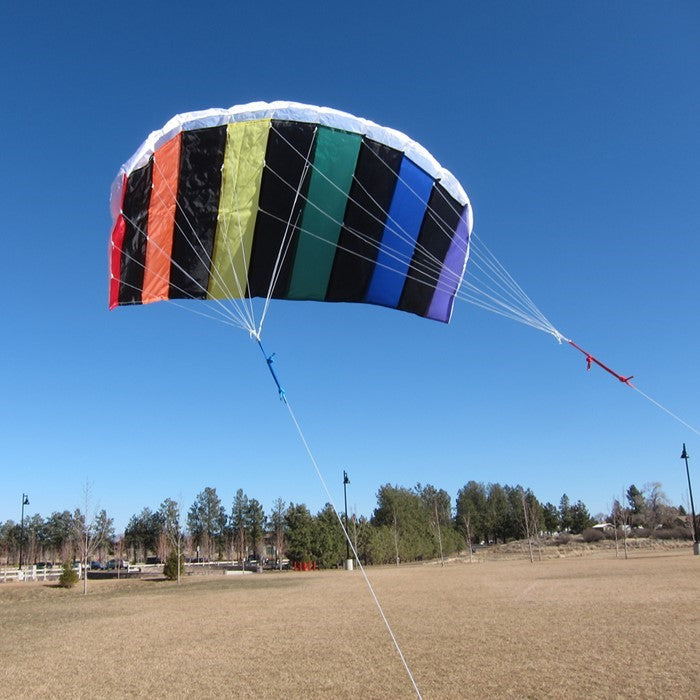 50&quot; Dark Rainbow Airfoil Stunt Kite