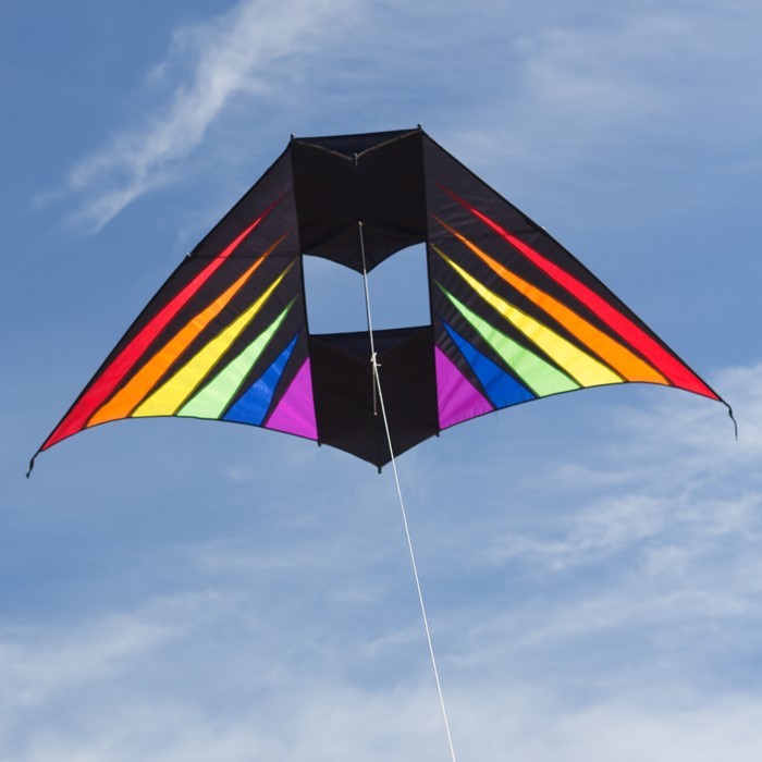 6' Rainbow Burst Conyne Delta Kite