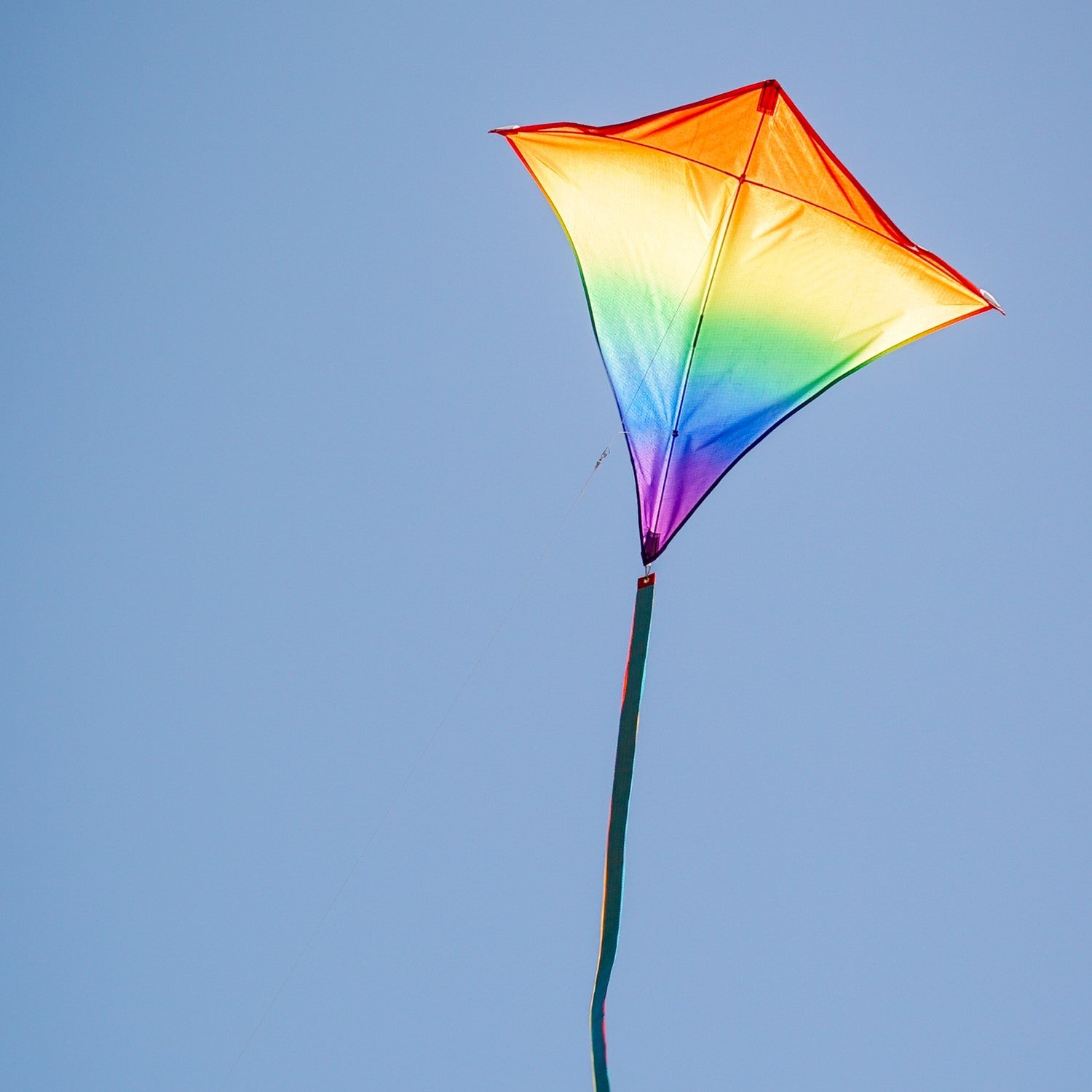 30&quot; Patterned Diamond Kite - Blended Rainbow